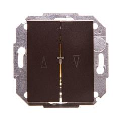 Catrin Łącznik żaluzjowy bez ramki czekoladowy metalik 2116-14