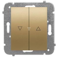 Catrin Łącznik żaluzjowy bez ramki złoty metalik 2116-15