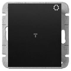 Catrin Przycisk /światło/ bez ramki czarny 2113-19