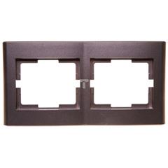 Catrin Ramka podwójna pionowa grafitowy metalik 2176-08