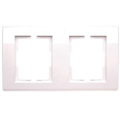 Catrin Ramka podwójna pozioma biała 2172-00
