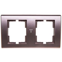 Catrin Ramka podwójna pozioma grafitowy metalik 2172-08