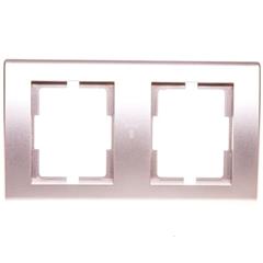 Catrin Ramka podwójna pozioma srebrna 2172-06