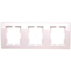 Catrin Ramka potrójna pozioma biała 2173-00