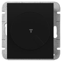 Catrin Ściemniacz obrotowy 40-400VA bez ramki czarny mat 2117-19