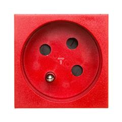Gniazdo zasilające M45 pojedyncze z/u 16A czerwone STD-F3K SRO1 6120322