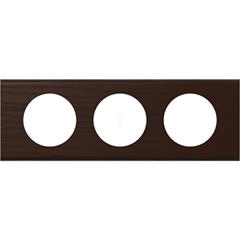 CELIANE Ramka potrójna uniwersalna drewno wenge 069203