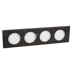 CELIANE Ramka poczwórna uniwersalna drewno wenge 069204