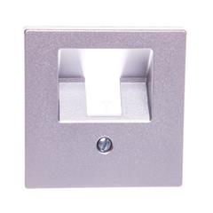 Merten System M Płytka centralna gniazda komputerowego pojedyncza RJ45/RJ11 aluminium MTN298360