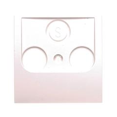 Berker B1/B3/B7 Płytka centralna do gniazda antenowego 2- i 3-wyjściowego biała 12031909