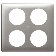 CELIANE Ramka poczwórna (podwójna2) uniwersalna tytan 068968