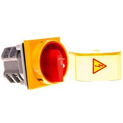 Rozłącznik z czołem żółto-czerwonym IP65 ŁK16RG\P08