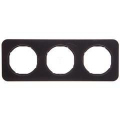 Berker R.1 Ramka potrójna pozioma/pionowa IP20 czarna 10132145