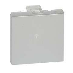 MOSAIC Zaślepka /2moduły/ aluminium 079280