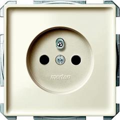 Merten Gniazdo pojedyncze z/u 16A IP20 kremowy MTN2500-4044