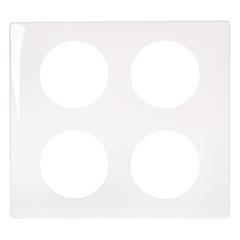 CELIANE Ramka poczwórna (podwójna2) biała 068608
