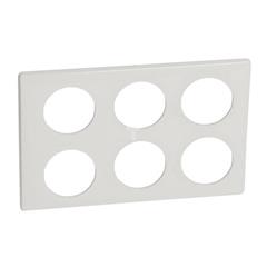 CELIANE Ramka sześciokrotna (2x3moduły) biała 068609