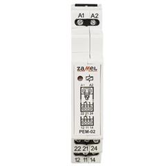 Przekaźnik elektromagnetyczny 24V AC/DC 2x8A PEM-02/024 EXT10000096