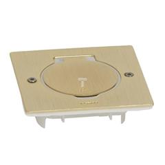 MOSAIC Pokrywa gniazda pojedyncza kwadratowa brązowa 089710