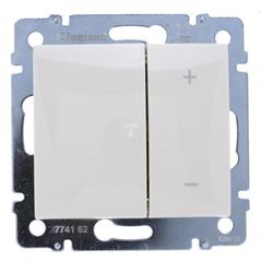 VALENA Ściemniacz przyciskowy 40-400VA 230V kremowy 774162