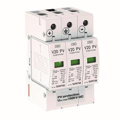 Ogranicznik przepięć  fotowoltaiczny C 3P 20kA 4kV V20-C 3-PH-1000 5094608