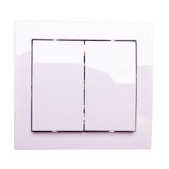 KIER Łącznik podwójny schodowy biały ŁP-10W/00  