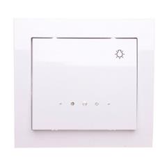 KIER Łącznik zwierny /światło/ z podświetleniem biały ŁP-5WS/00  