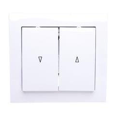 KIER Łącznik żaluzjowy biały ŁP-7W/00