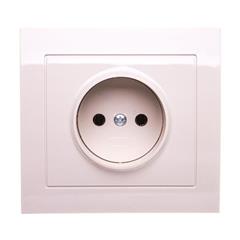 KIER Gniazdo pojedyncze b/u beżowe GP-1W/01