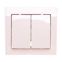 KIER Łącznik podwójny schodowy beżowy ŁP-10W/01  