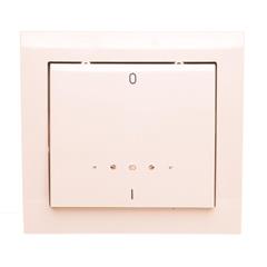 KIER Łącznik dwubiegunowy z podświetleniem beżowy ŁP-11WS/01 