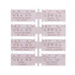 Tabliczka opisowa dla przekaźnika 2P 3RP1901-0B