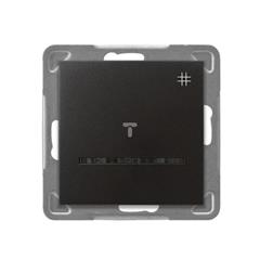 IMPRESJA Łącznik krzyżowy z podświetleniem antracyt ŁP-4YS/m/50