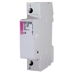 Rozłącznik bezpiecznikowy cylindryczny PV 1P 25A 10x38mm /z sygnalizacją/ PCF10 DC 1p LED 002550211