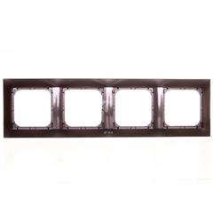 IMPRESJA Ramka poczwórna IP44 antracyt RH-4Y/50