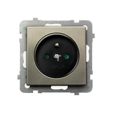 SONATA Gniazdo pojedyncze z/u nowe srebro GP-1RMZP/m/44