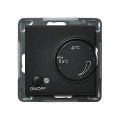 SONATA Regulator temperatury z czujnikiem napowietrznym czarny metalik RTP-1RN/m/33