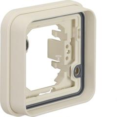 Berker W.1 Ramka pojedyncza do montażu podtynkowego IP55 biały 13283502