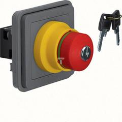 Berker W.1 Wyłącznik bezpieczeństwa na klucz moduł IP55 szary 44713515