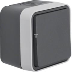 Berker W.1 Łącznik uniwersalny IP55 kompletny szary 30763505