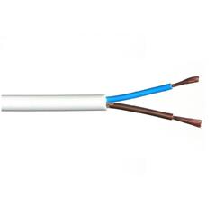 Przewód warsztatowy H05VV-F (OWY) 2x1,5 biały /100m/