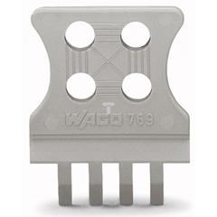 Płytka odciążająca naciąg do wtyków 6-9-torowych szara 769-413 /25szt./