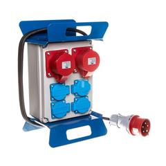 Rozdzielnica wolnostojąca GN 2x16A 400V 4x230V 2m IP44 (H05RR-F 5x1,5) 031007