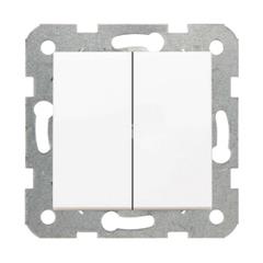 KARRE Łącznik świecznikowy dwugrupowy biały 90963602