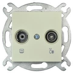 KARRE Gniazdo antenowe RTV końcowe krem 90963721