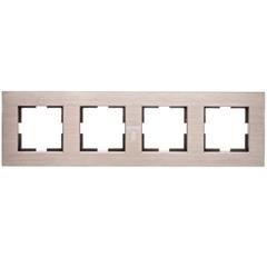 ARTLINE Ramka poczwórna aluminium, brązowy 92182304