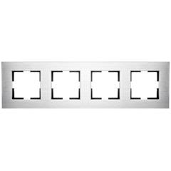 ARTLINE Ramka poczwórna aluminium srebrna 92182324