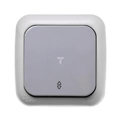 PALMIYE Łącznik schodowy IP54 szary 90555504