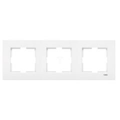 KARRE Ramka potrójna do gniazda podwójnego biały 90960362