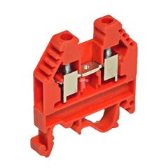 Złączka szynowa gwintowa 4mm2  czerwona VS 4 PA+ 003901039